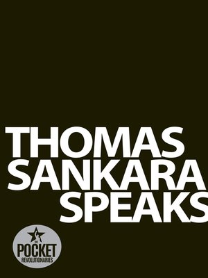 cover image of Thomas Sankara Speaks